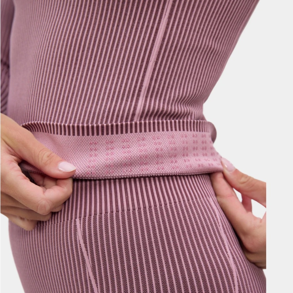 Women's Ribbed Pink Top